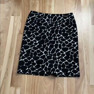 Alfani animal print skirt